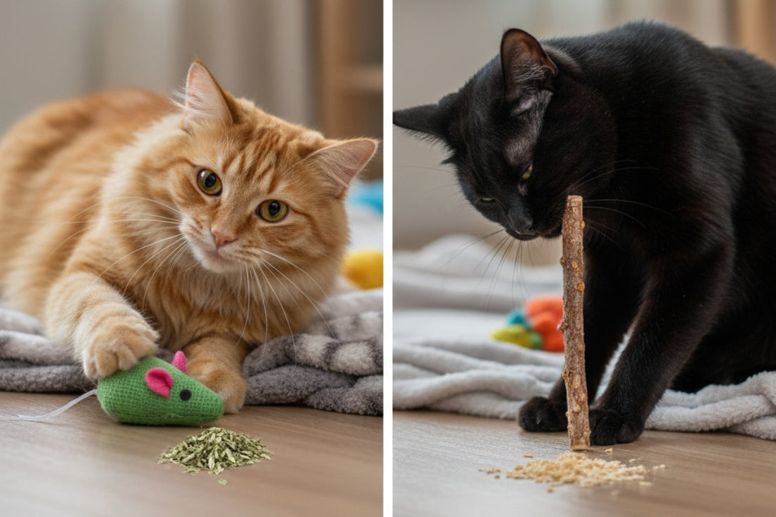 Catnip vs Silvervine Cat Toys: Which Does Your Cat Prefer?