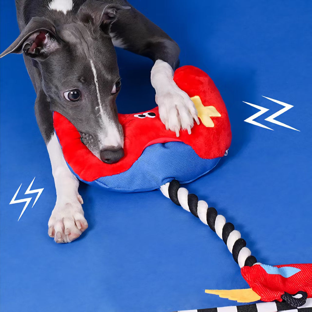 Game Handle Rope Dog Tug Toy for Teething and Active Play