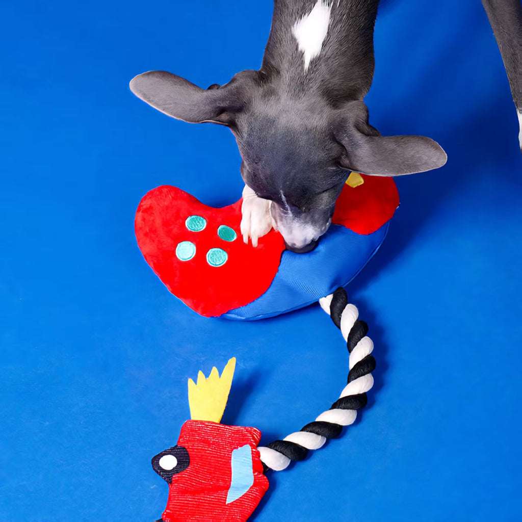 Game Handle Rope Dog Tug Toy for Teething and Active Play