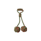 Christmas Rope Dog Tug Toy for Chewing and Teeth Cleaning