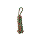 Christmas Rope Dog Tug Toy for Chewing and Teeth Cleaning
