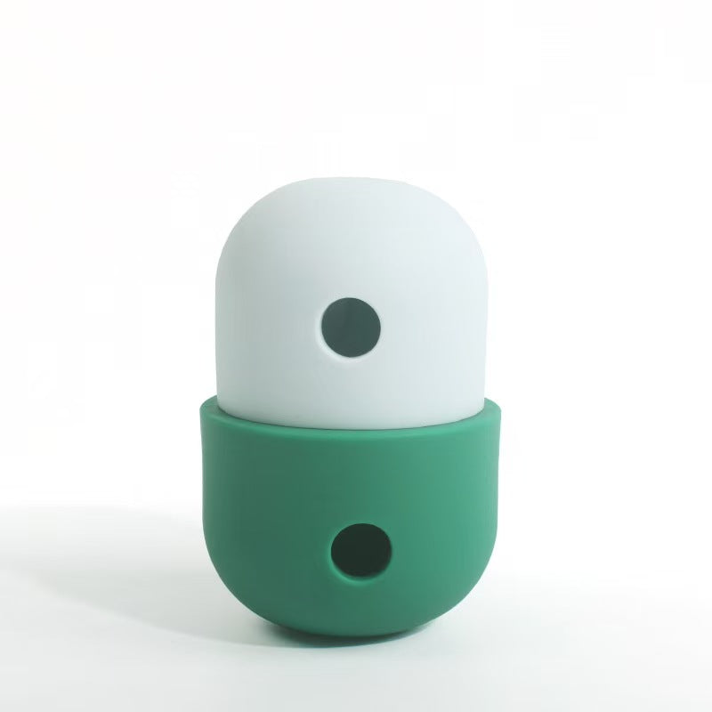 Silicone Dog Treat Ball Toy for Chewing and Slow Feeding