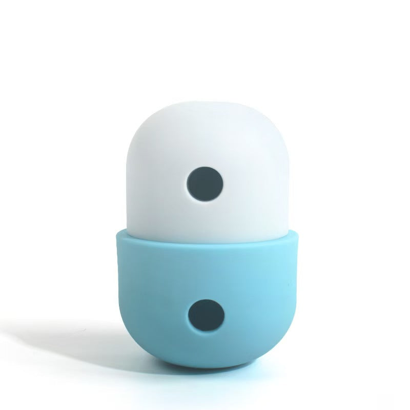 Silicone Dog Treat Ball Toy for Chewing and Slow Feeding