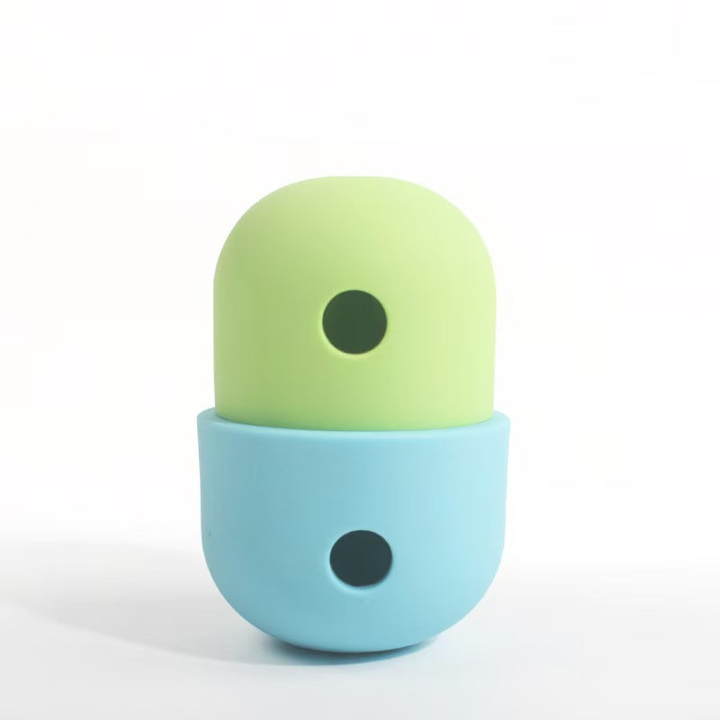 Interactive Silicone Dog Puzzle Ball for Treats and Chewing