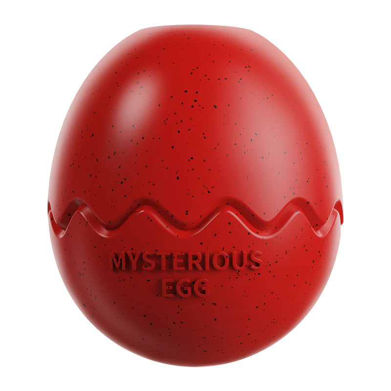Slow feeder treat dispensing dinosaur egg dog toy for medium to large breeds